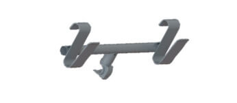Mounting bracket for rolling scaffolding Tobler AG