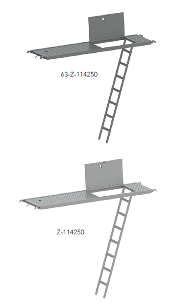 Aluminum deck with hatch and ladder Tobler AG